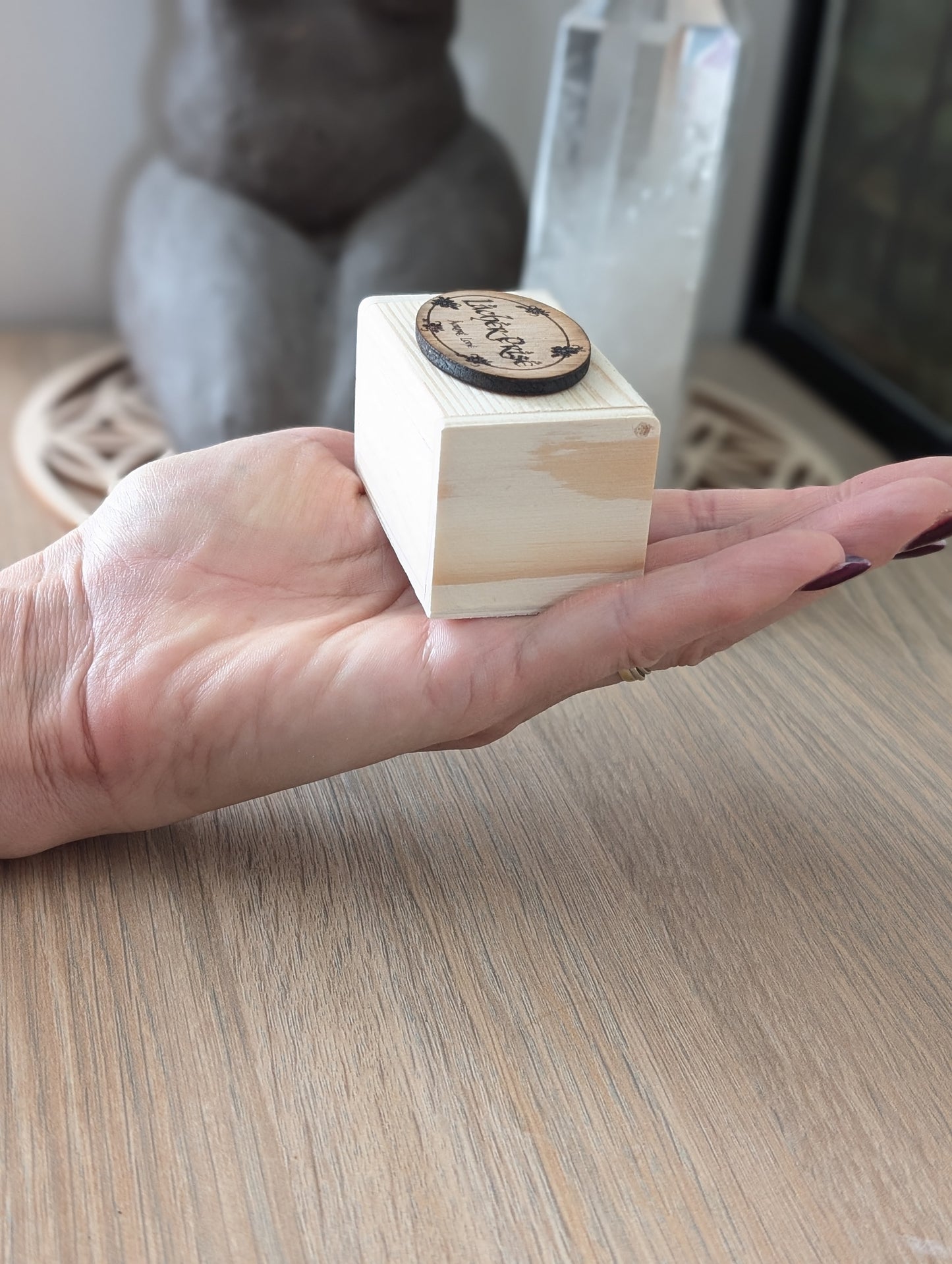 Idée cadeau box labradorite bracelet et coeur