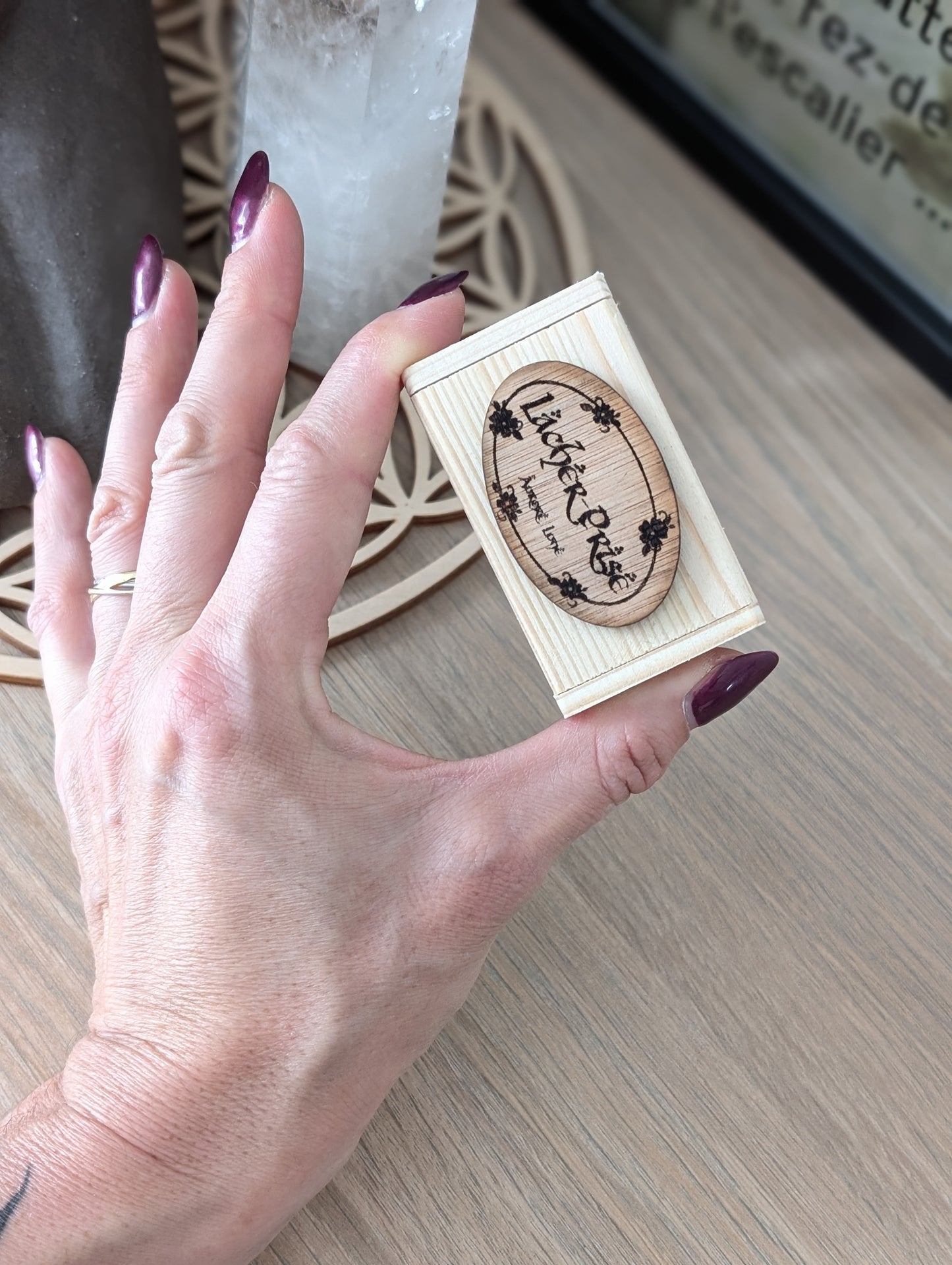 Idée cadeau box labradorite bracelet et coeur