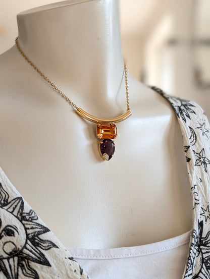 Collier ras du cou baroque chic