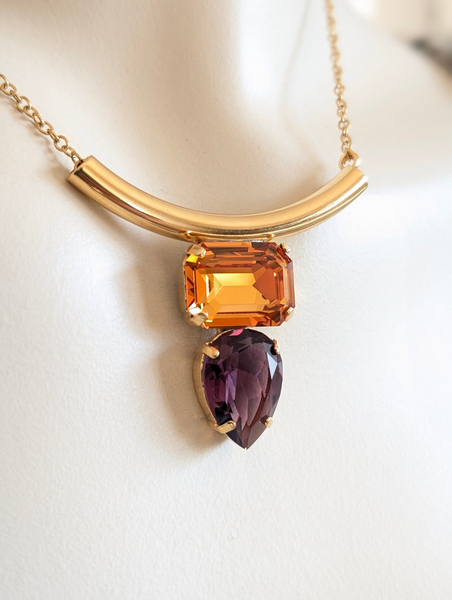 Collier ras du cou baroque chic