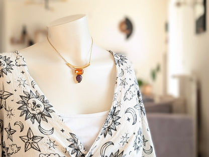 Collier ras du cou baroque chic