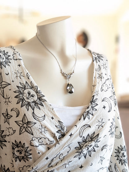 Collier baroque elfique cristal autrichien