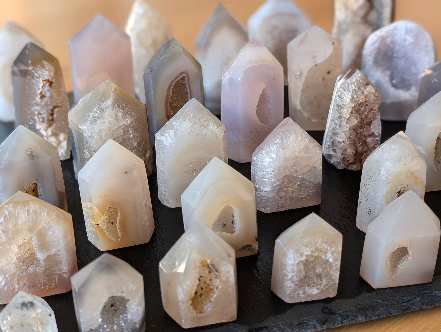 Pointe en agate du Brésil au choix