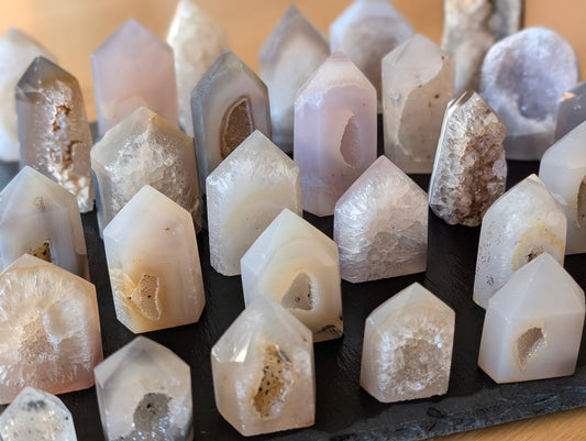 Pointe en agate du Brésil au choix