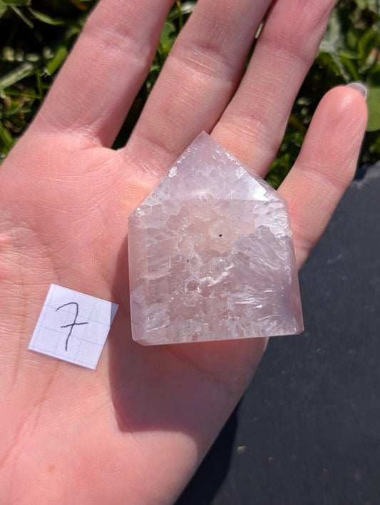 Pointe en agate du Brésil au choix