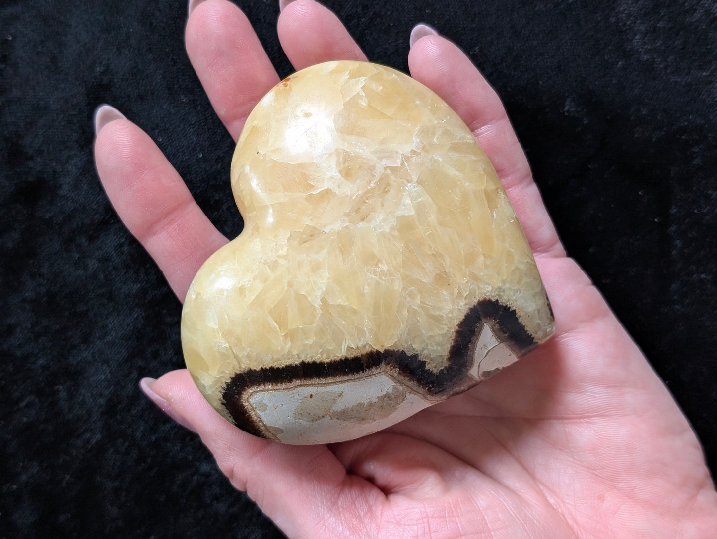 Septaria forme de coeur 8.5x8 cm