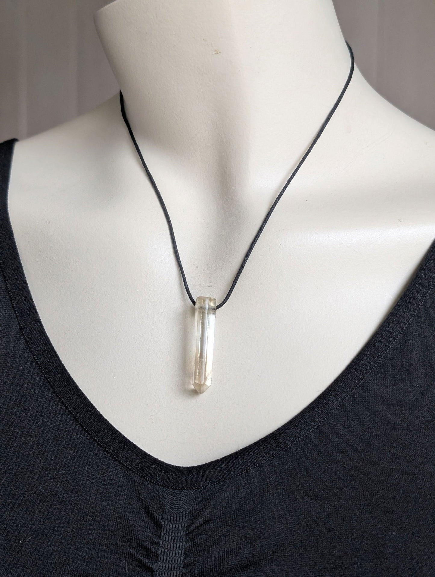 Pendentif citrine claire - Aurore Lune 