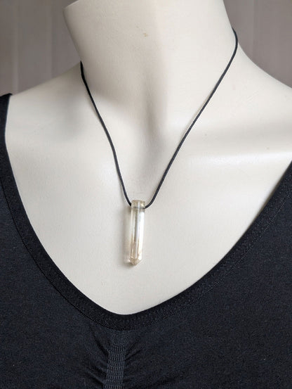 Pendentif citrine claire - Aurore Lune 