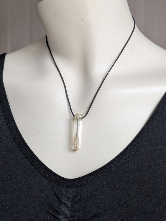 Pendentif citrine claire - Aurore Lune 