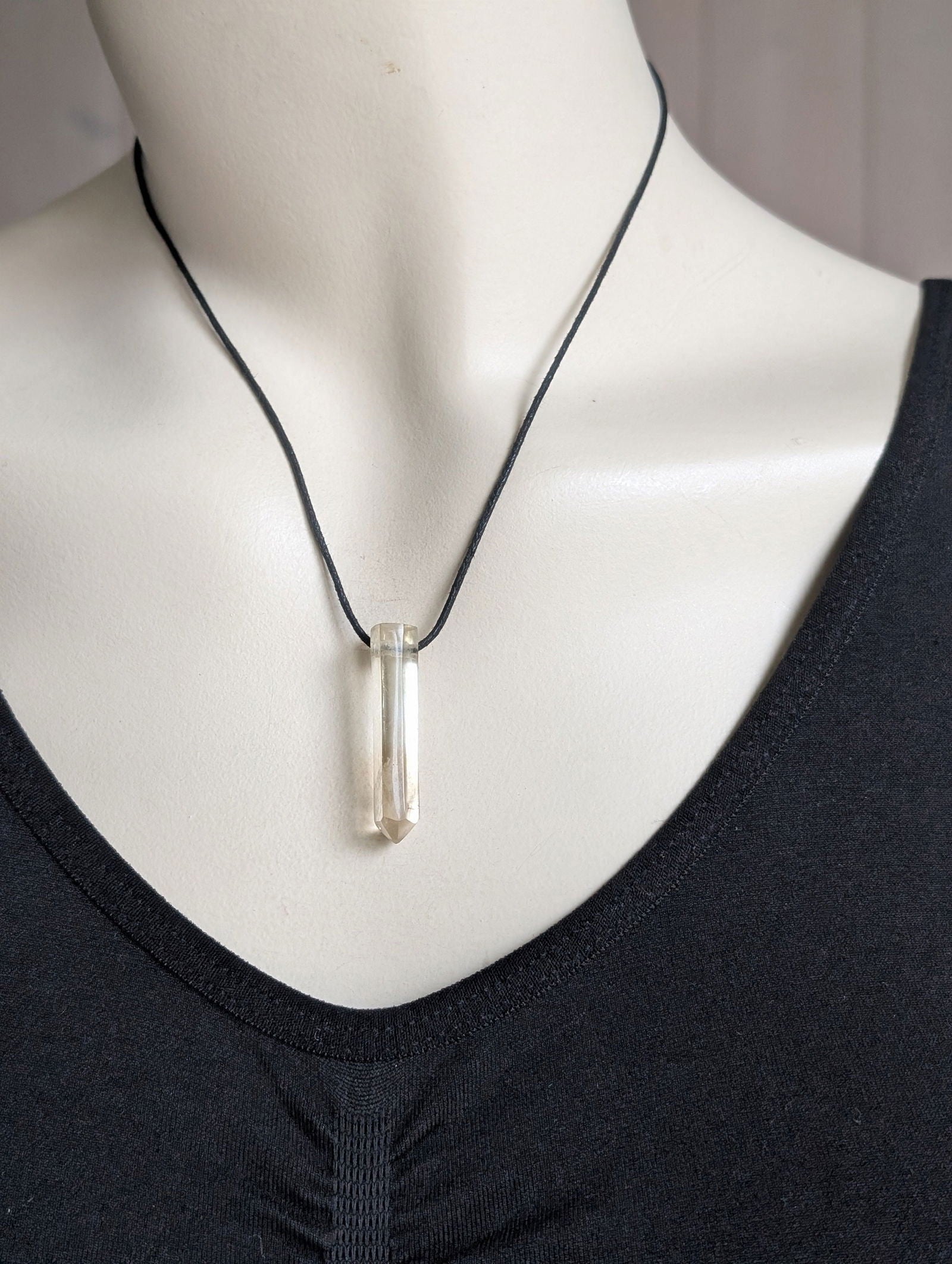 Pendentif citrine claire - Aurore Lune 
