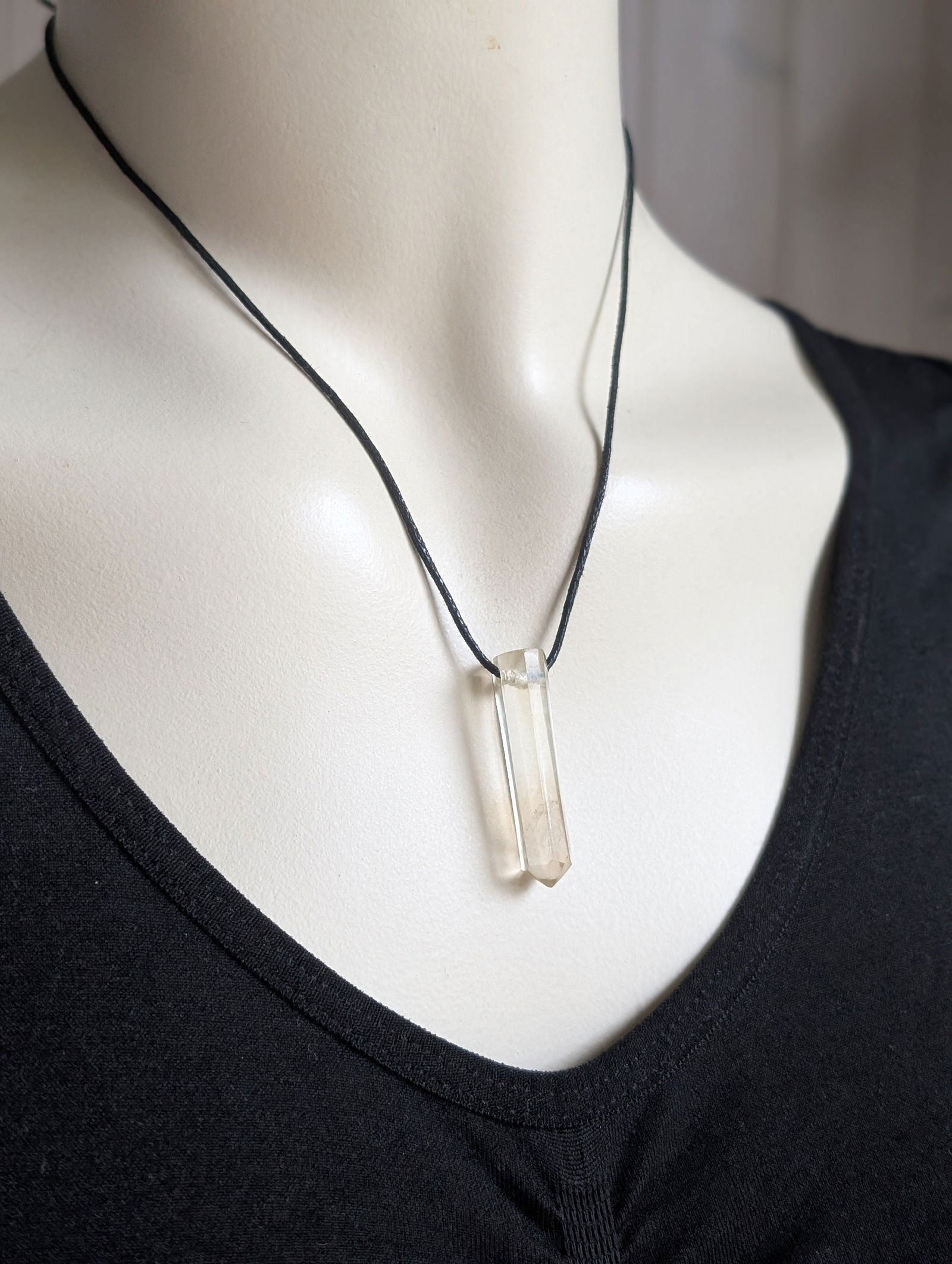 Pendentif citrine claire - Aurore Lune 