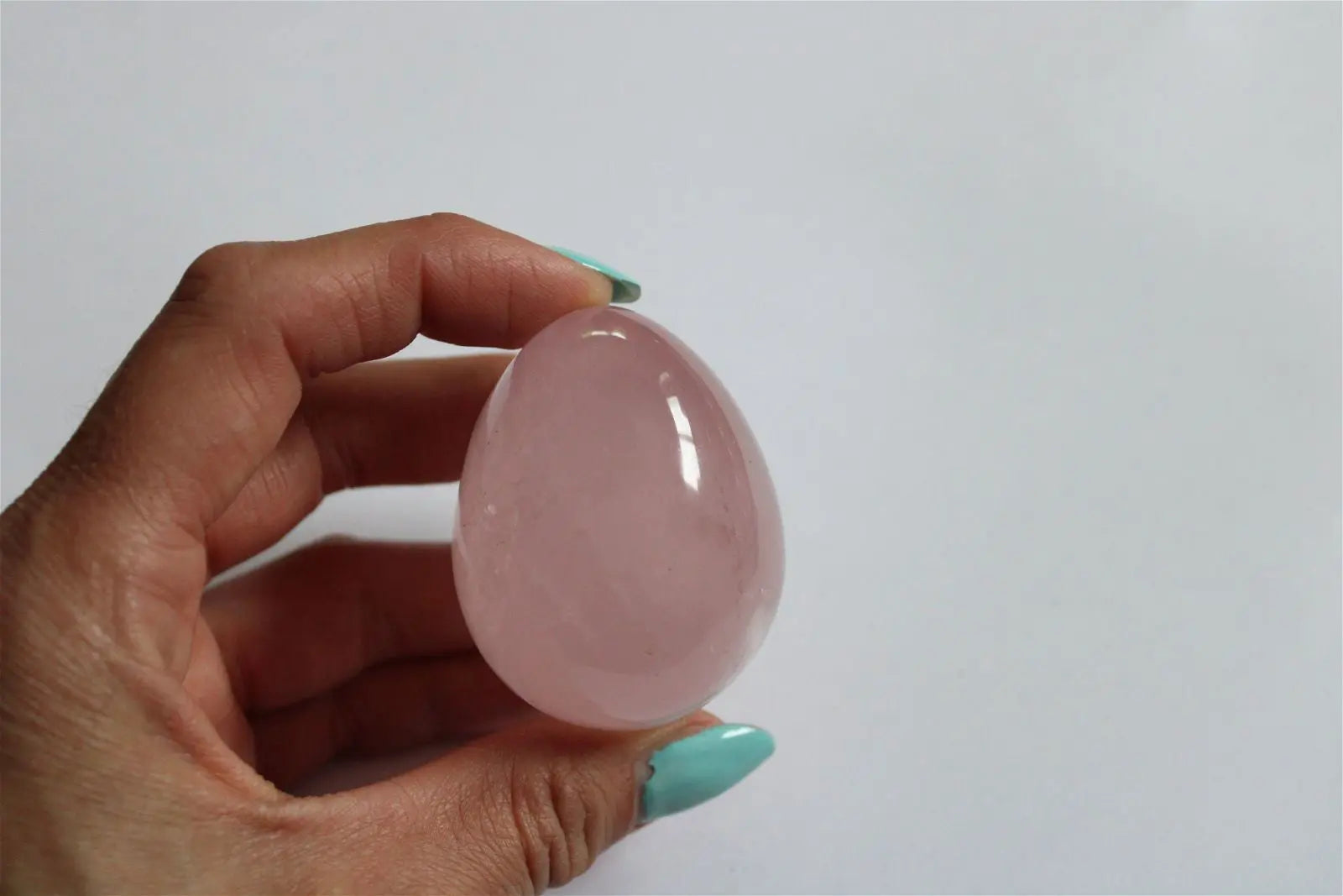 Petit oeuf de quartz rose - Aurore Lune 