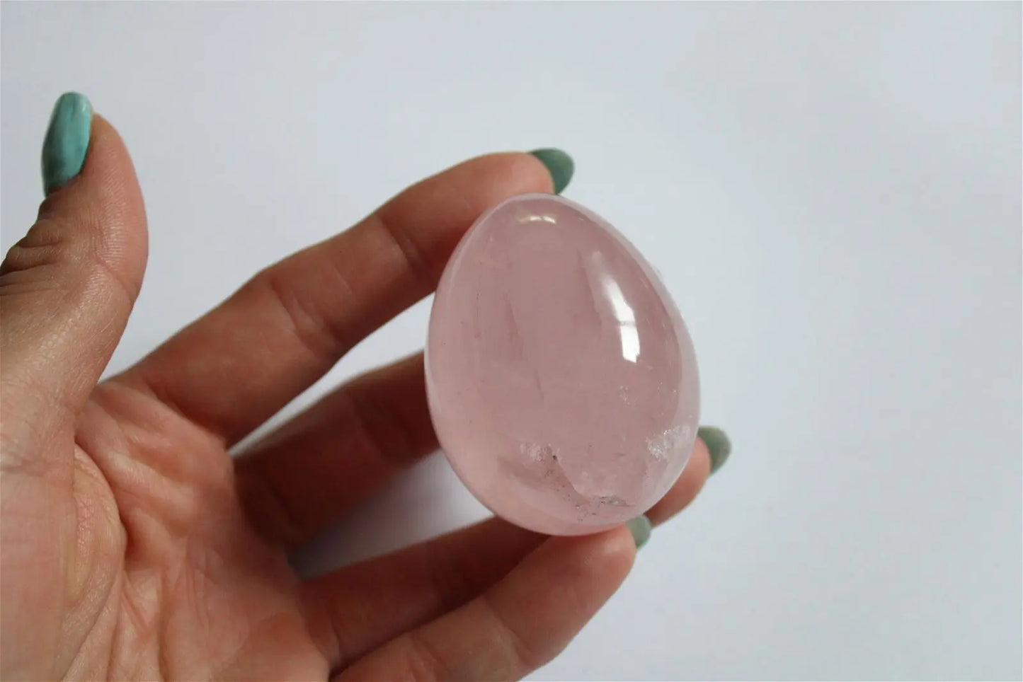 Petit oeuf de quartz rose - Aurore Lune 