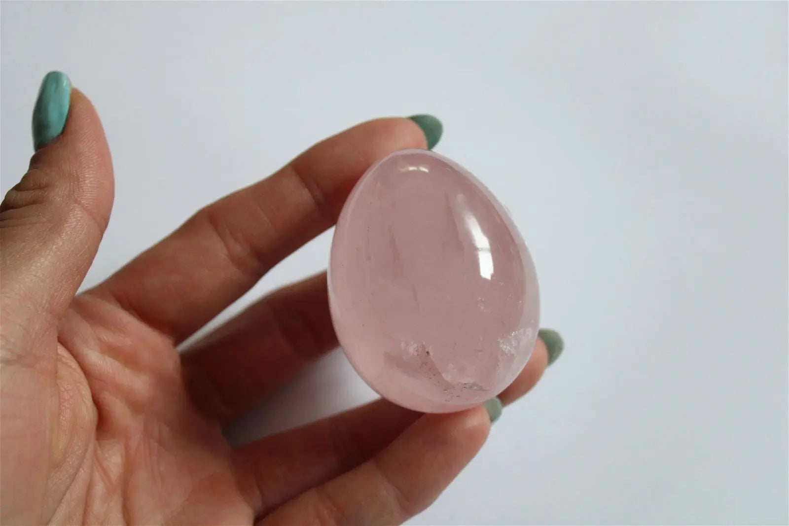 Petit oeuf de quartz rose - Aurore Lune 