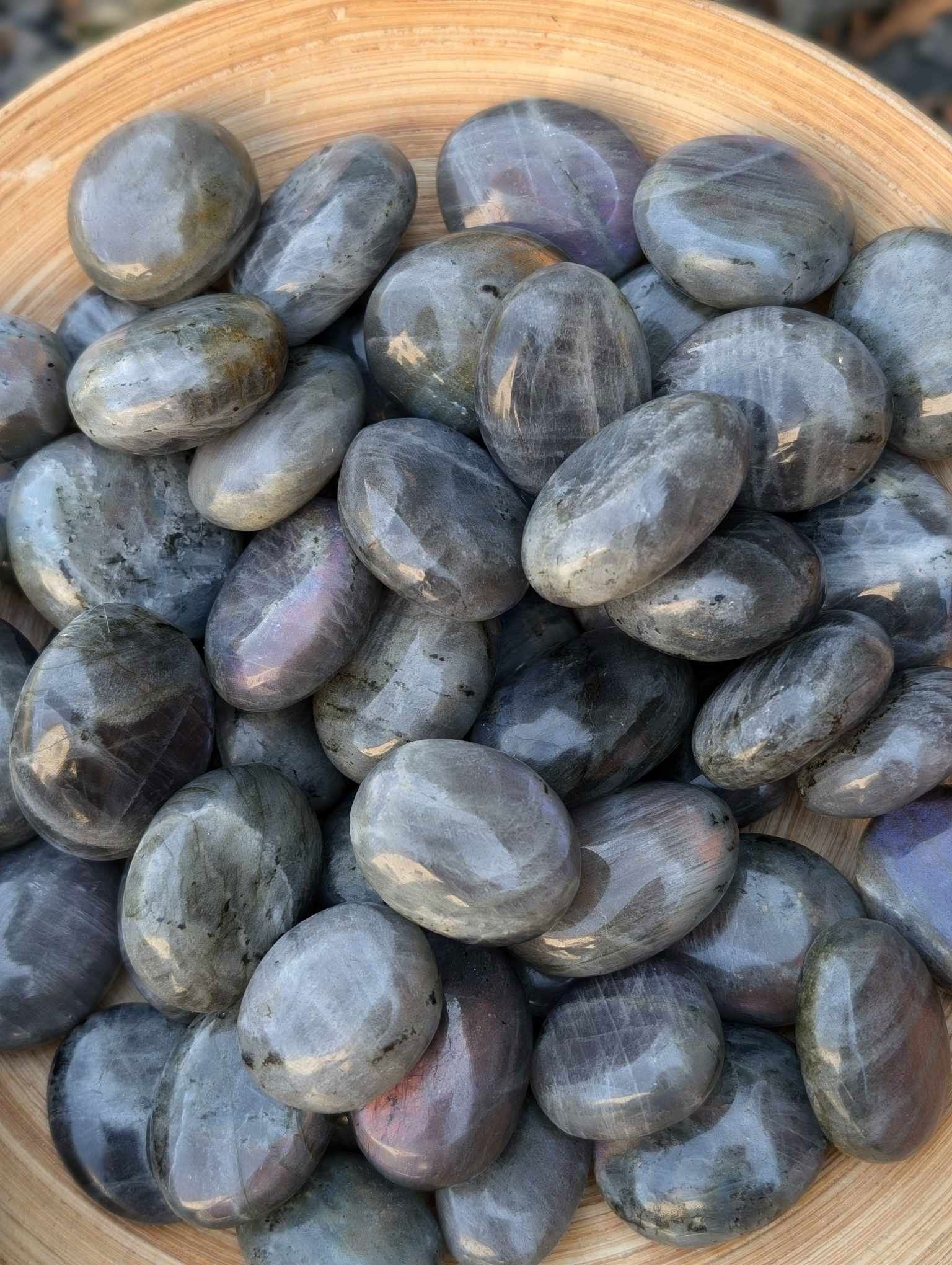 Pierre roulée labradorite - Aurore Lune 