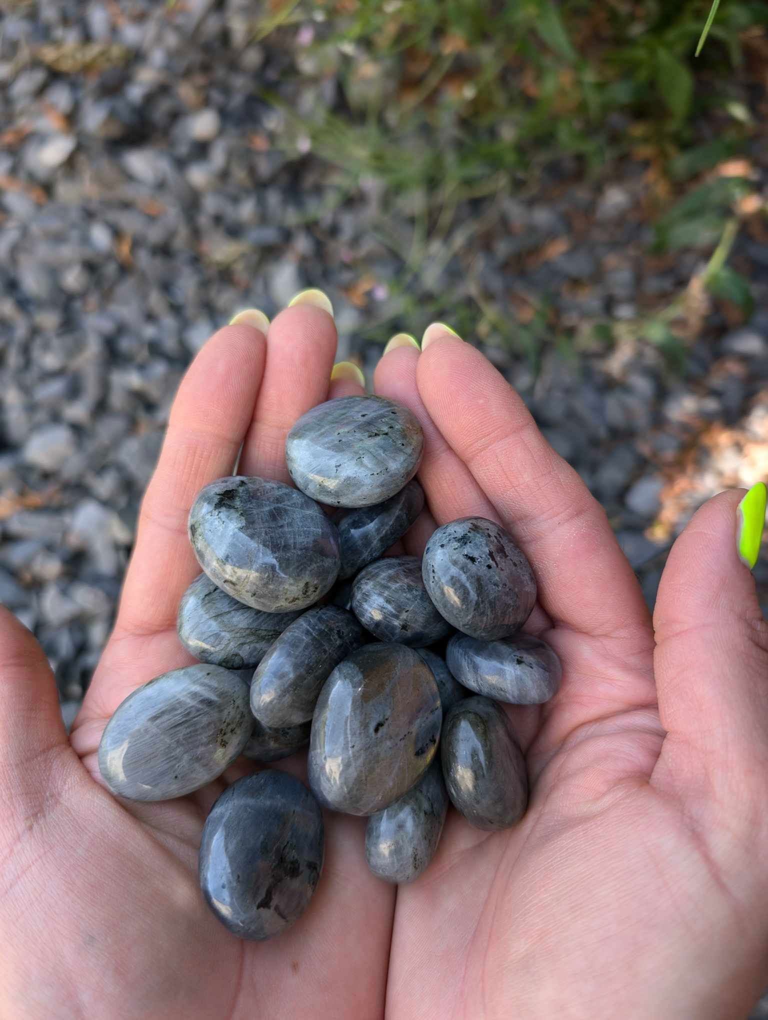 Pierre roulée labradorite - Aurore Lune 