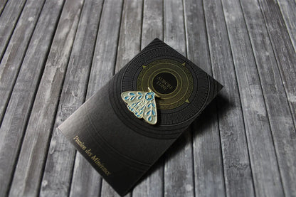 Pin's papillon - Aurore Lune 