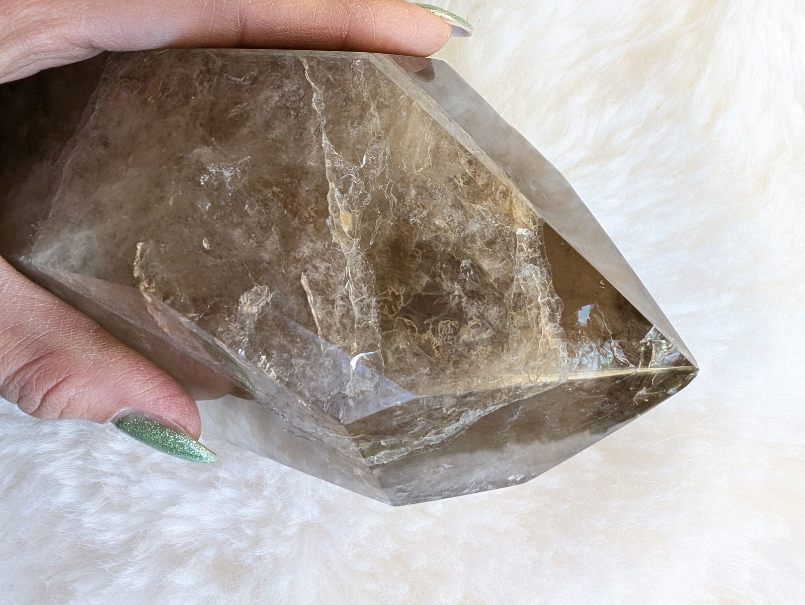 Pointe de citrine 2.7 kg - Aurore Lune 