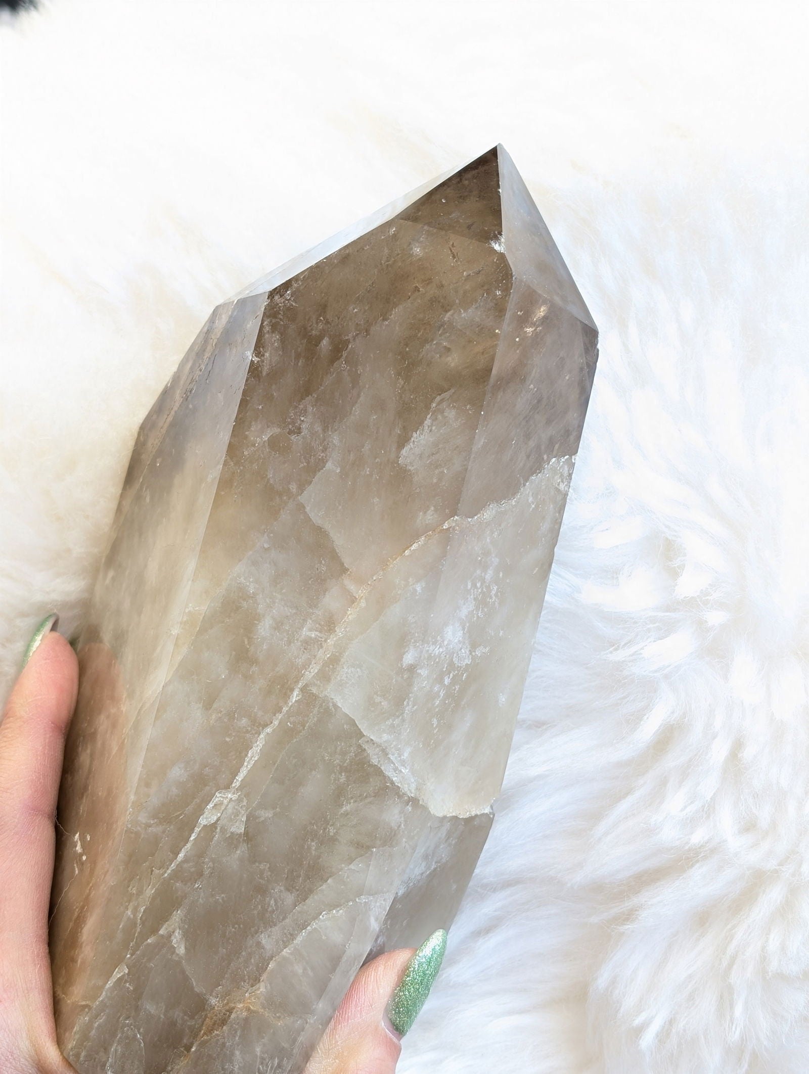 Pointe de citrine 2.7 kg - Aurore Lune 