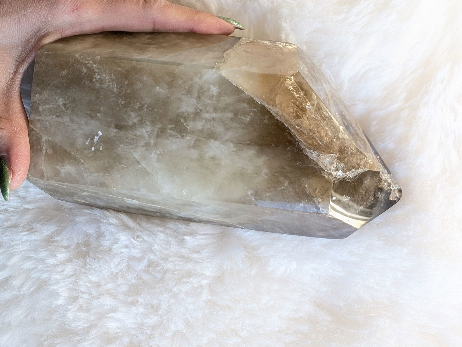 Pointe de citrine 2.7 kg - Aurore Lune 