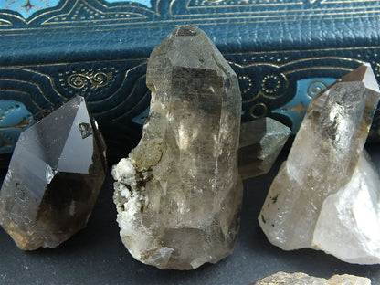 Pointe de quartz fumé ou enfumé brute AU CHOIX - Aurore Lune 
