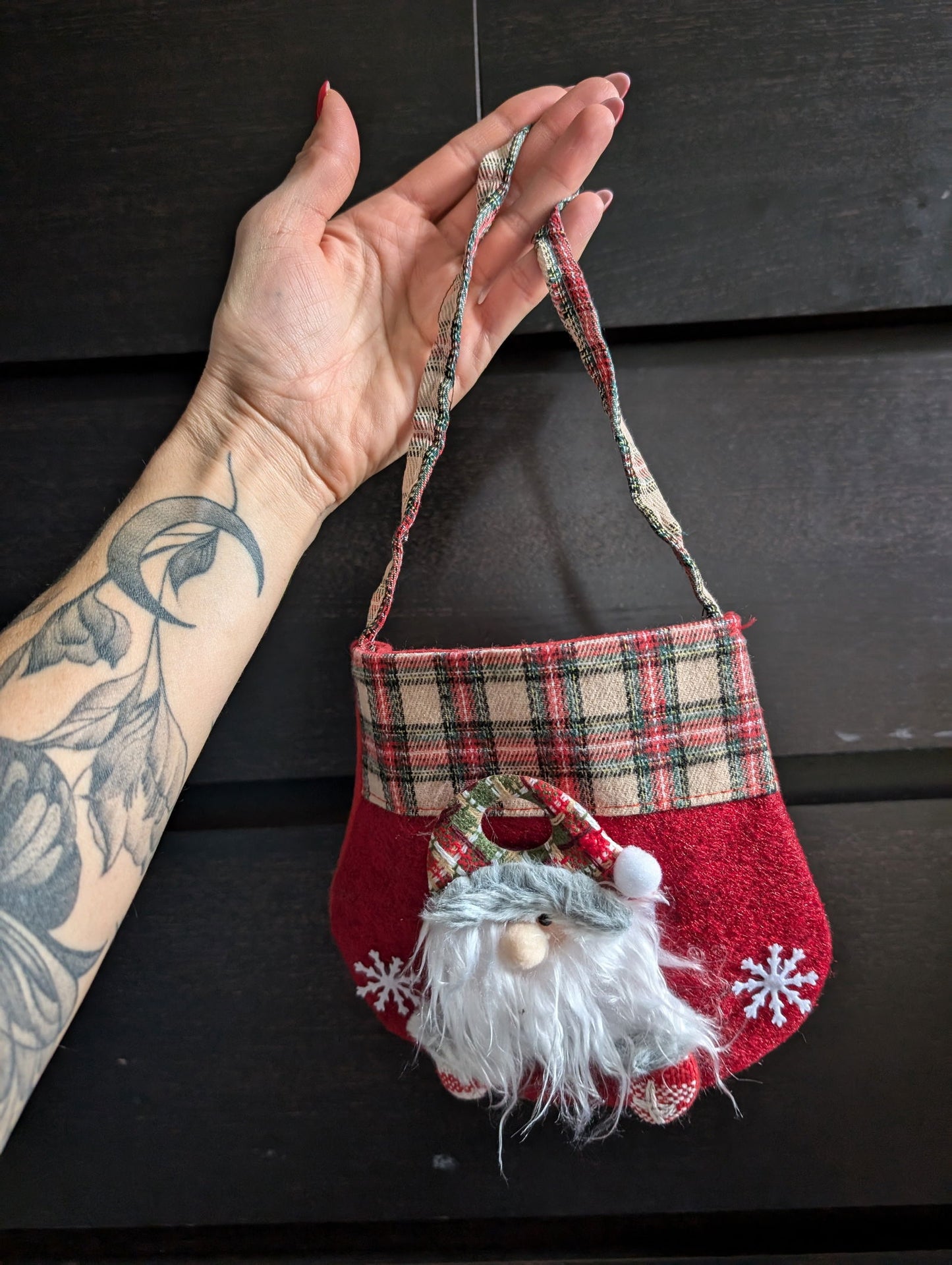 Sac cadeau de Noël 15*19 cm - Aurore Lune 