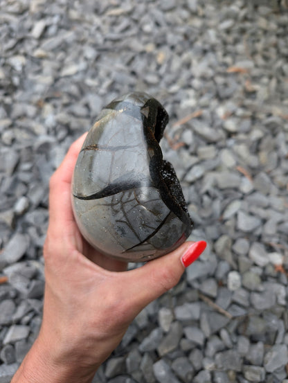Septaria à poser avec socle - Aurore Lune 