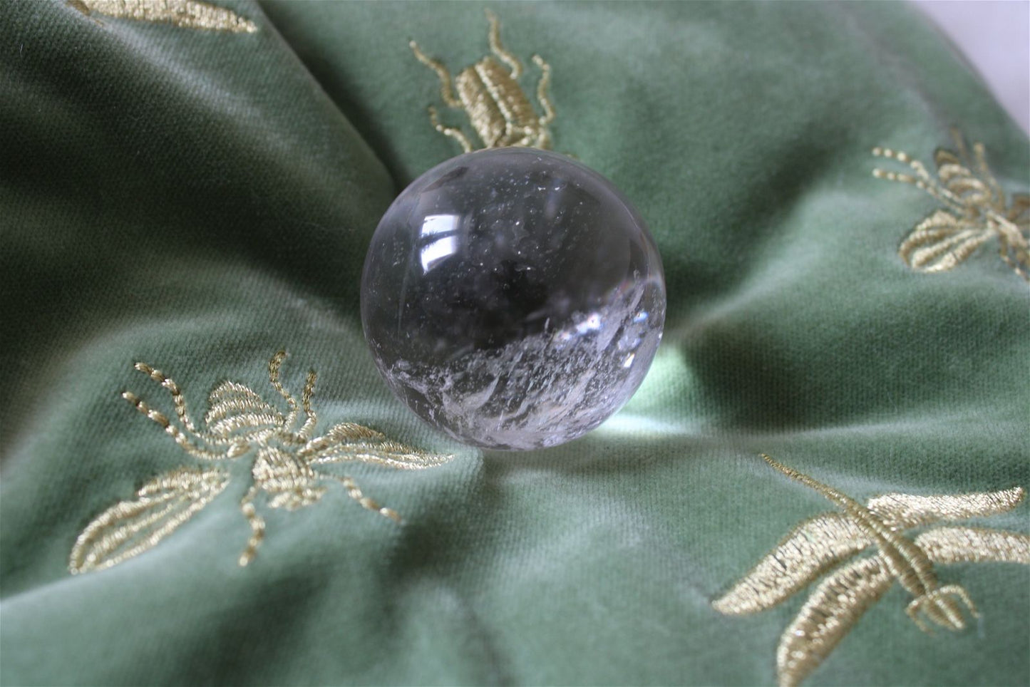 Sphère en cristal de roche - Aurore Lune 