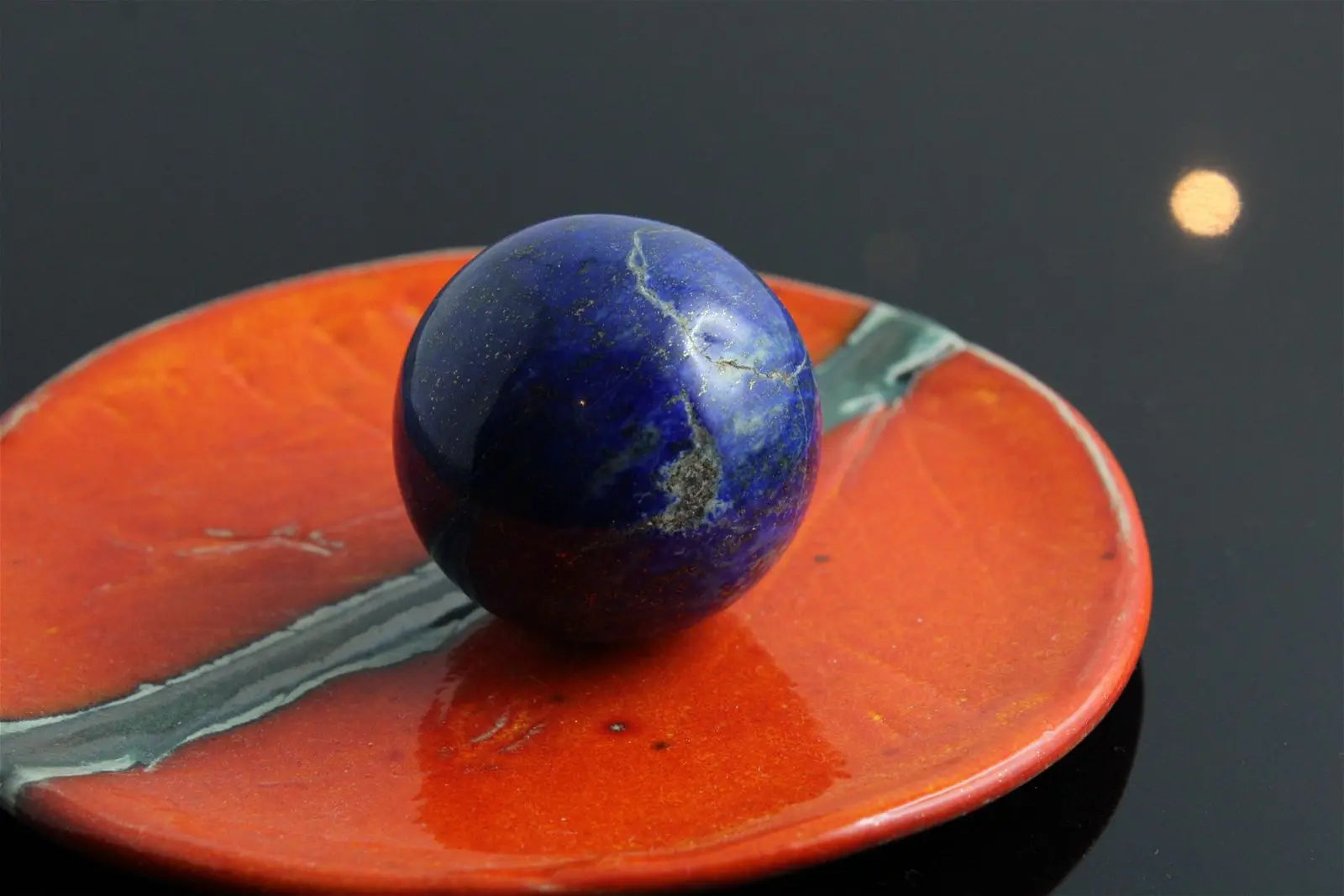 Sphère lapis lazuli 4.3 cm 125 grammes - Aurore Lune 