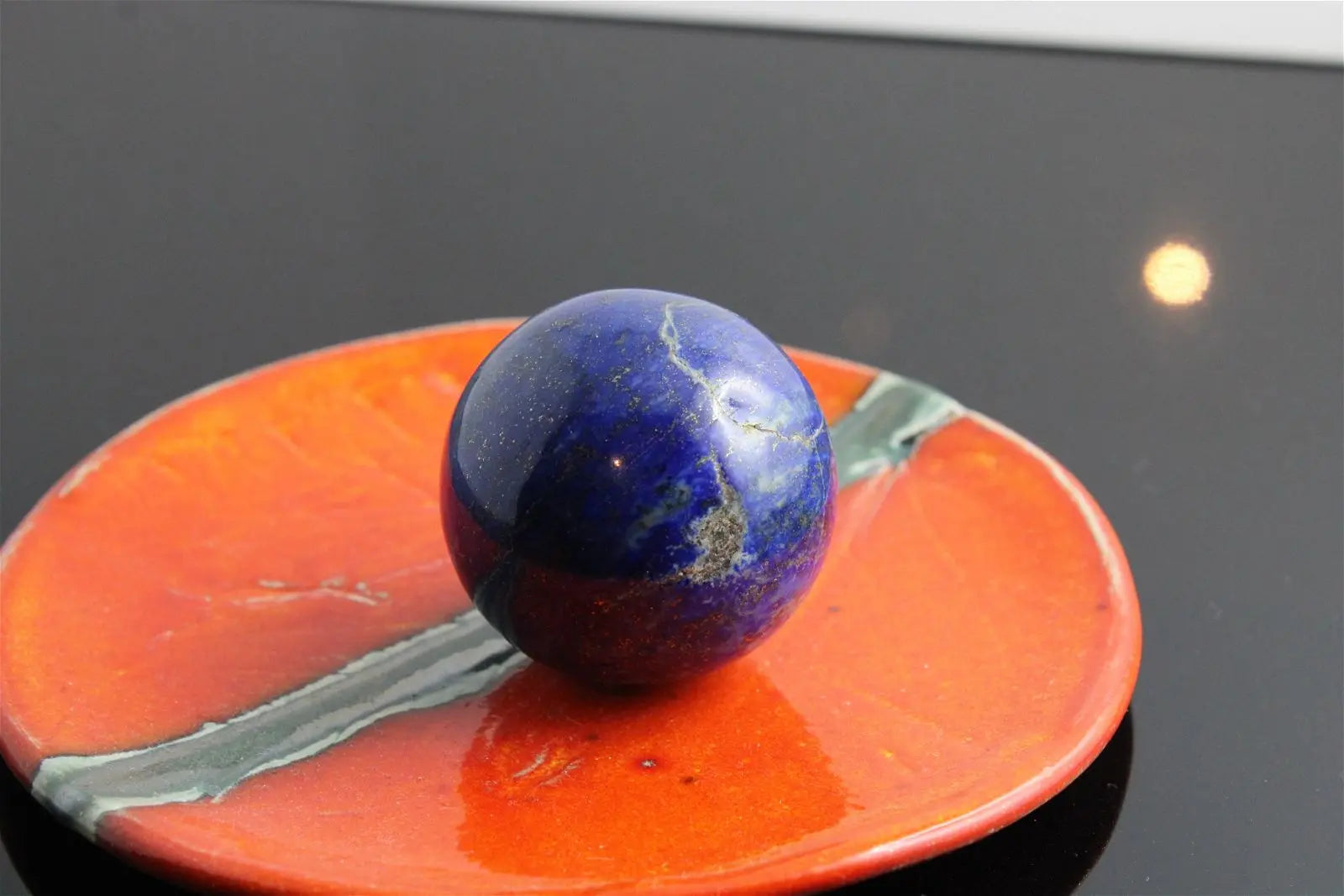 Sphère lapis lazuli 4.3 cm 125 grammes - Aurore Lune 