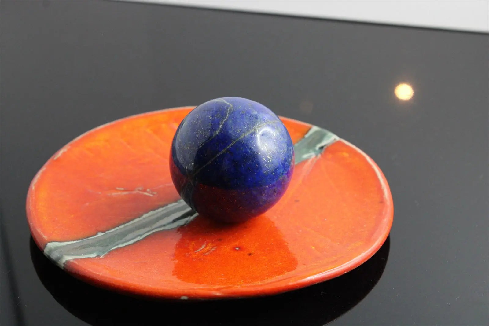Sphère lapis lazuli 4.3 cm 125 grammes - Aurore Lune 