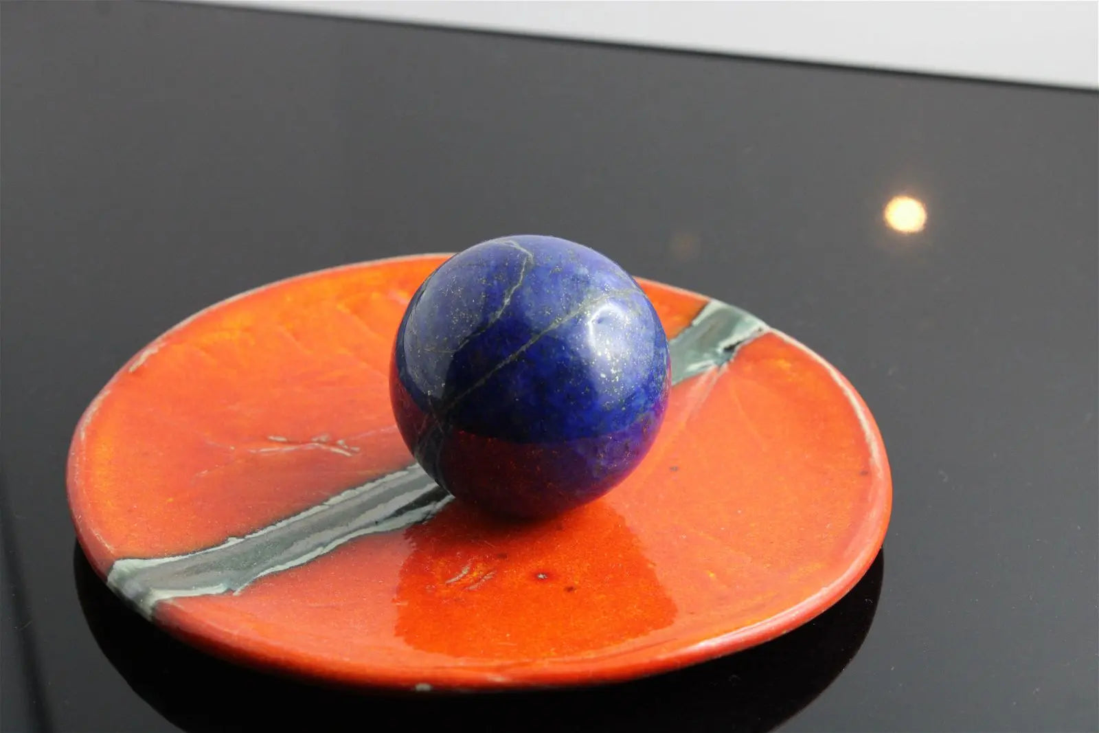 Sphère lapis lazuli 4.3 cm 125 grammes - Aurore Lune 