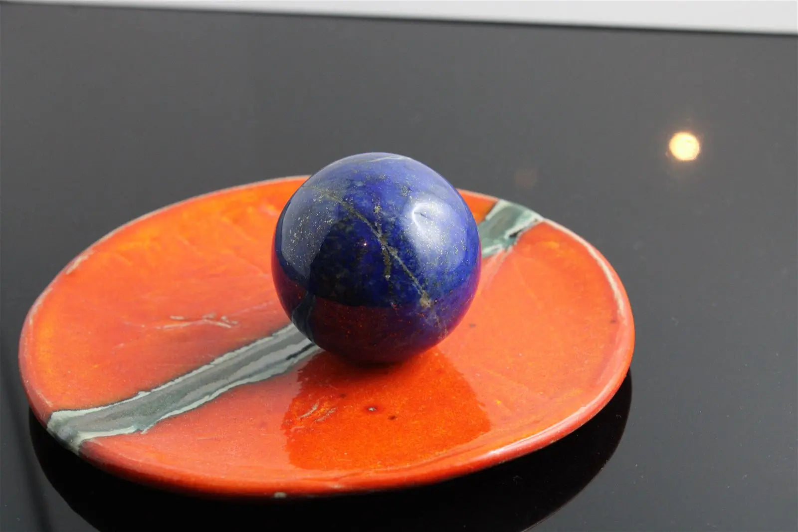 Sphère lapis lazuli 4.3 cm 125 grammes - Aurore Lune 