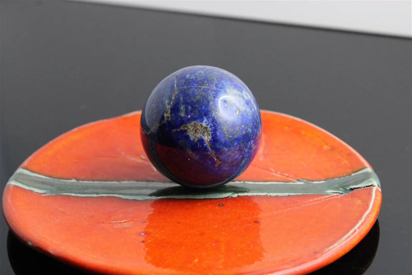 Sphère lapis lazuli 4.3 cm 125 grammes - Aurore Lune 