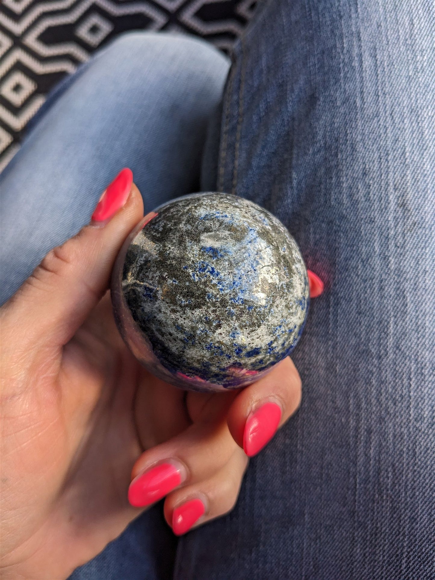 Sphère lapis lazuli 5.5 cm 260 grammes - Aurore Lune 