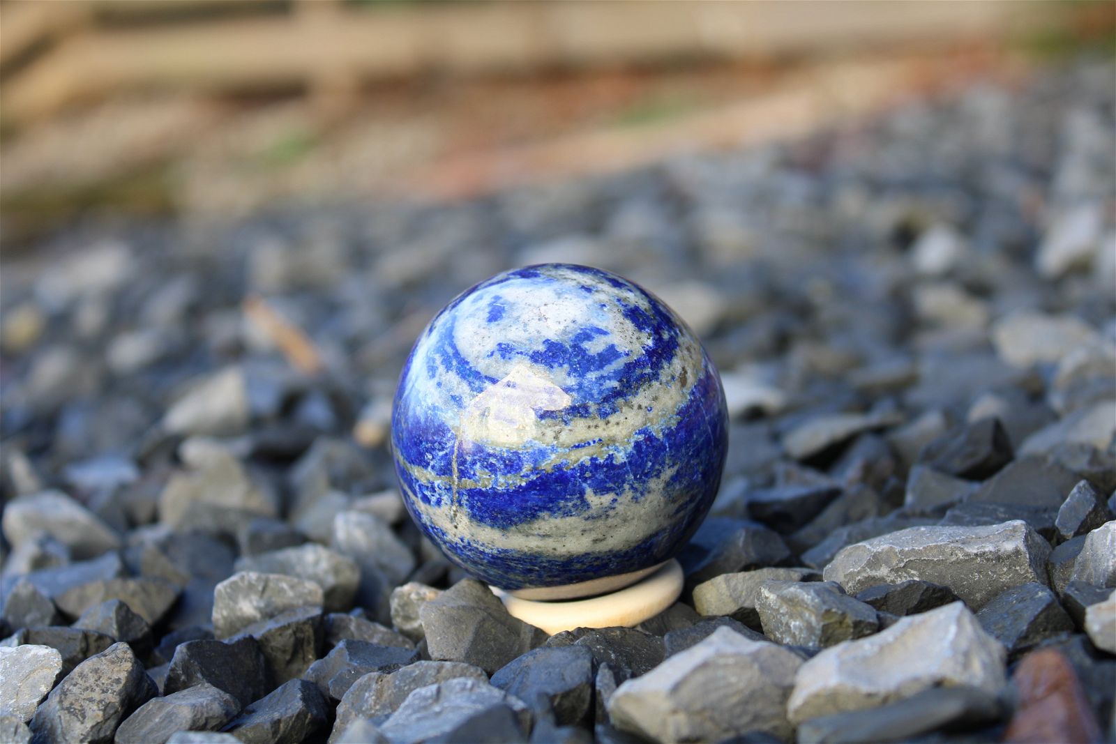 Sphère lapis lazuli 5.5 cm 260 grammes - Aurore Lune 