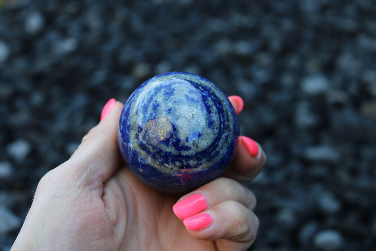 Sphère lapis lazuli 5.5 cm 260 grammes - Aurore Lune 