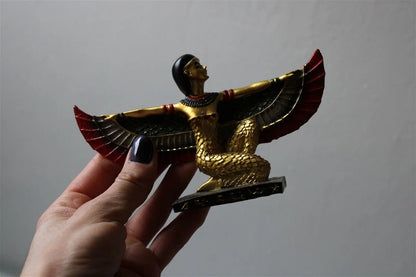 Statuette Isis ailes déployées 15cm de large - Aurore Lune 