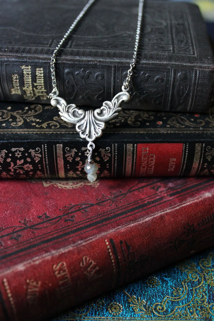Collier  labradorite baroque / elfique - Aurore Lune 