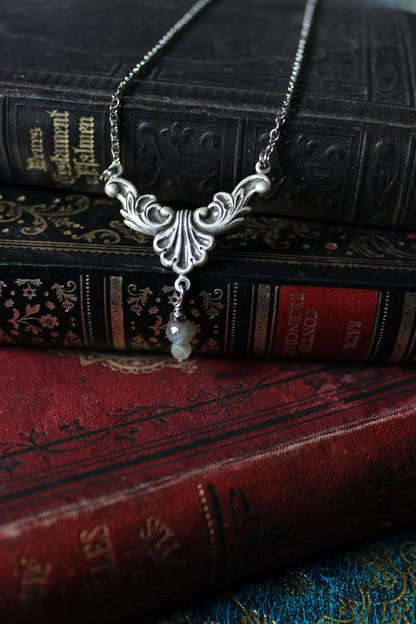 Collier  labradorite baroque / elfique - Aurore Lune 