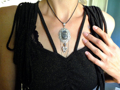 Collier labradorite baroque / elfique - Aurore Lune 