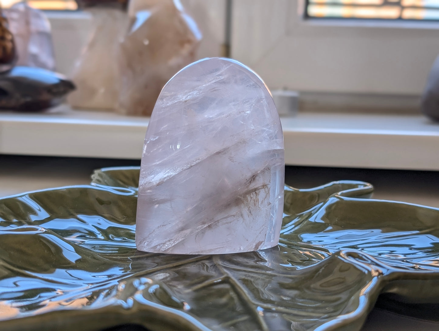 Quartz rose à poser qualité ++photo contractuelle )