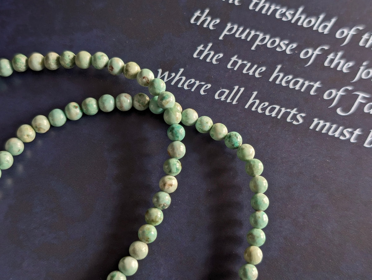 Bracelet 4mm turquoise Perou