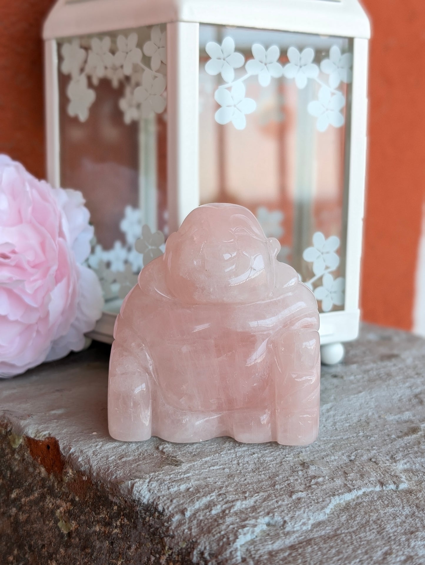Bouddha quartz rose