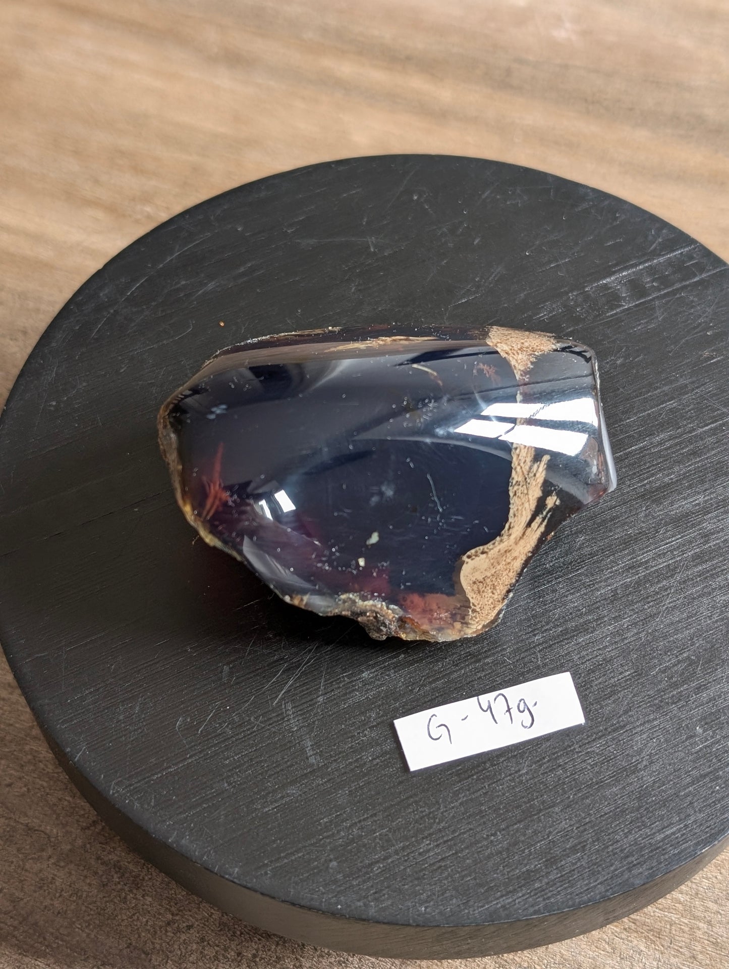 Morceau ambre bleue AU CHOIX menu déroulant )