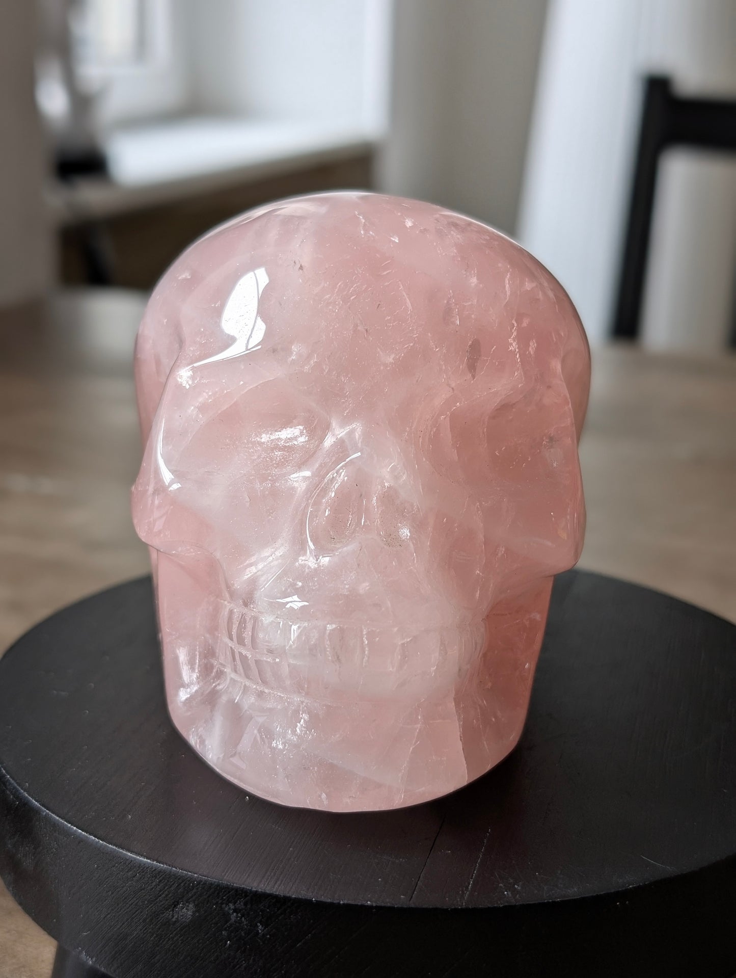 Statue quartz rose