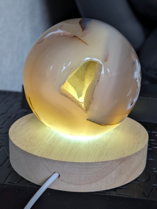 Sphère agate orque 8 cm