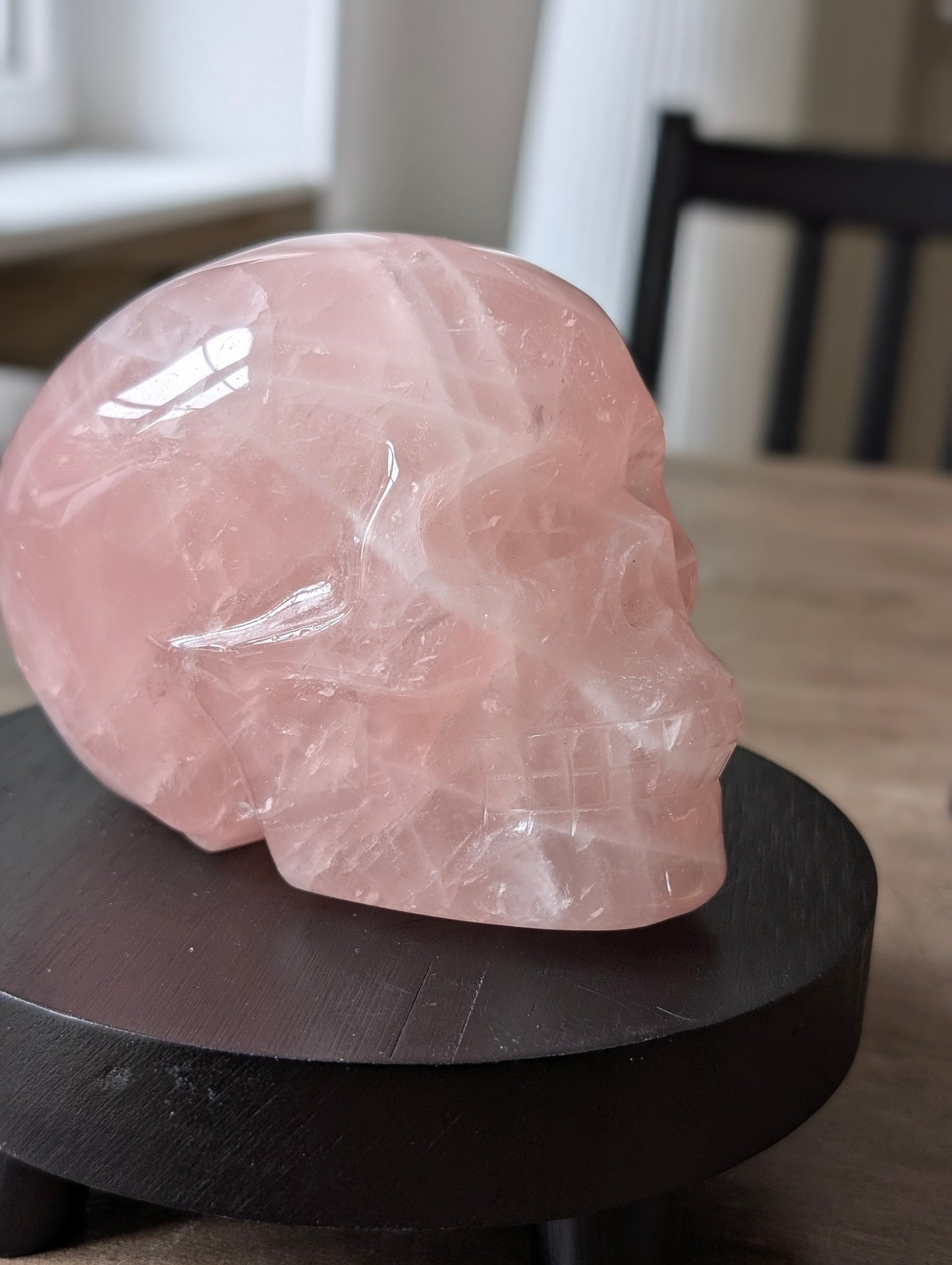 Statue quartz rose