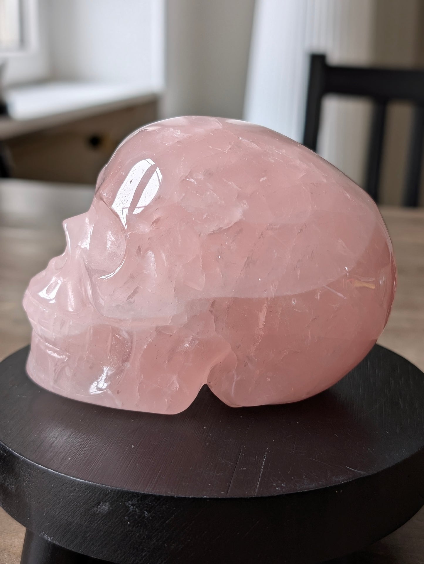 Statue quartz rose