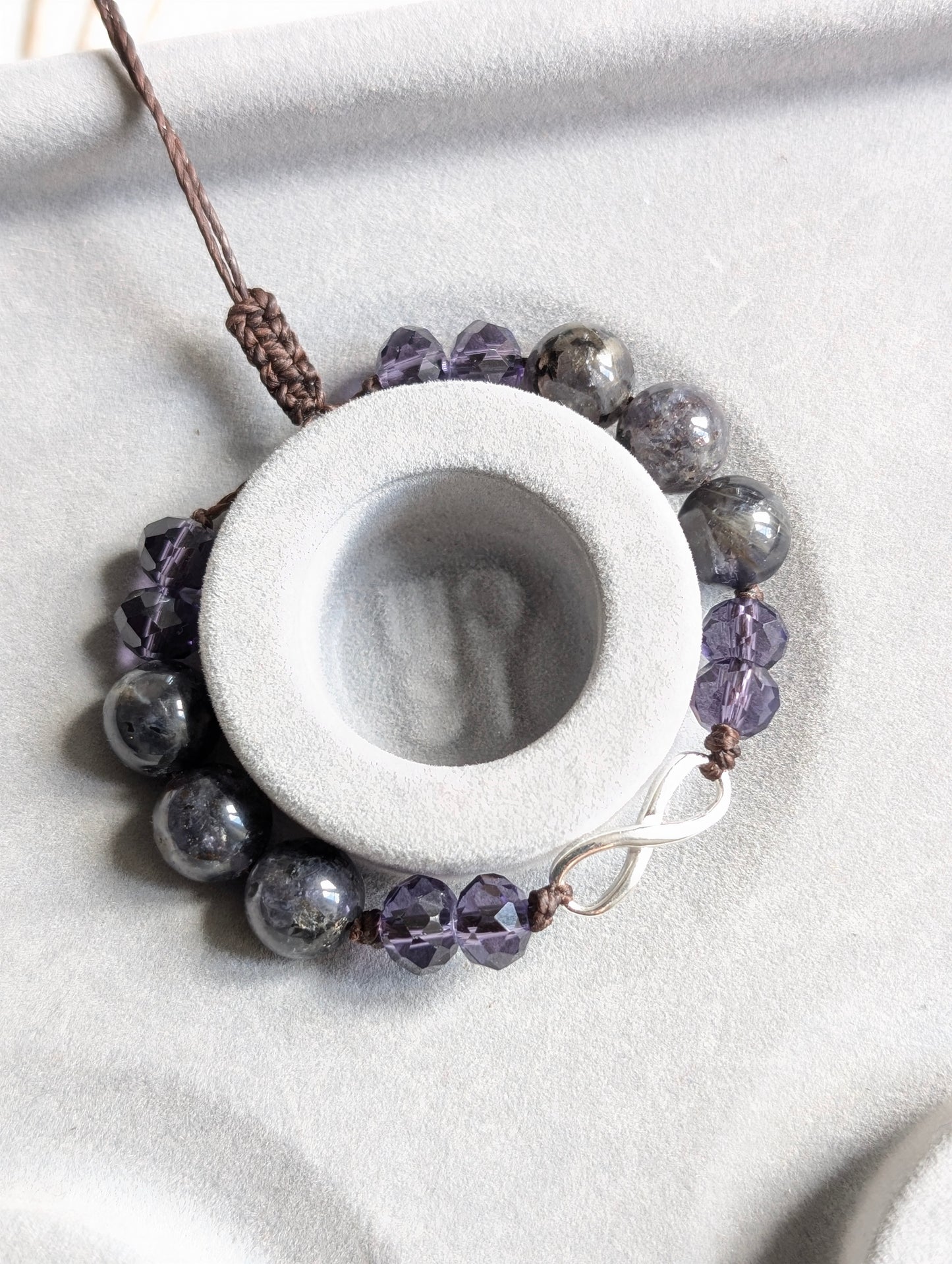 Bracelet enfant 13 cm cordierite / iolite